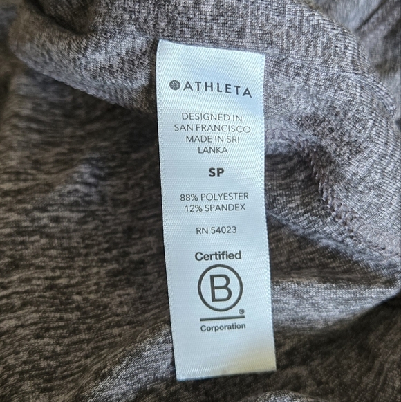 Athleta Gray Hooded Sweatshirt-Size S - Picture 3 of 7